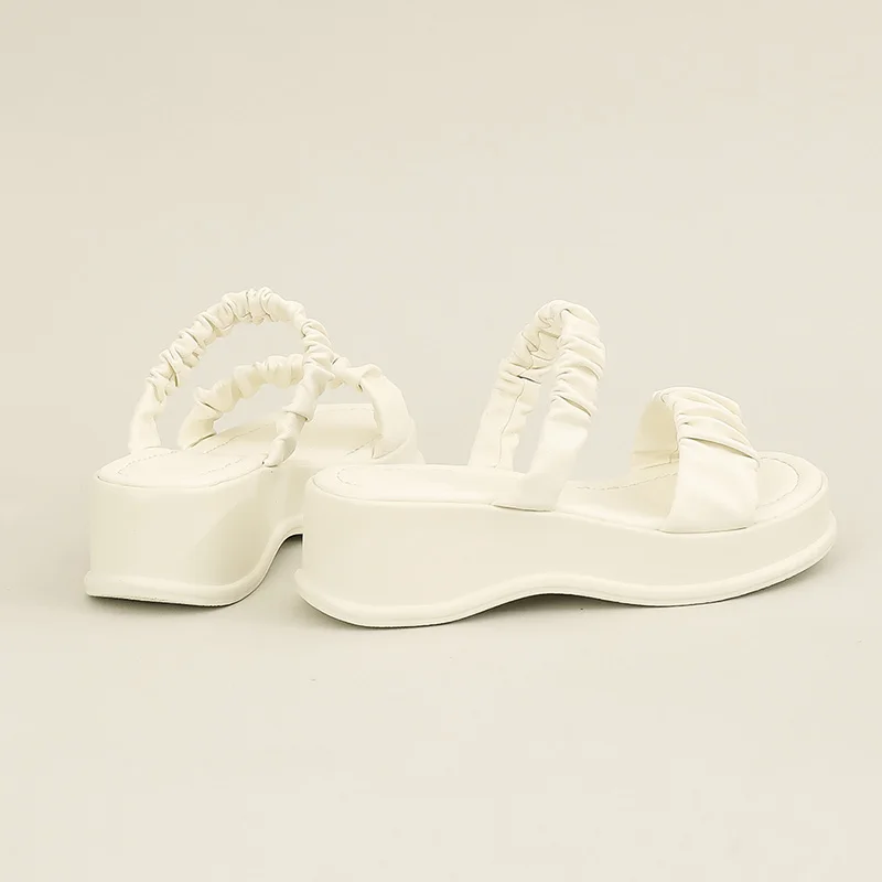 AIYUQI Slippers Women Platform 2023 New Summer Slippers Women Outerwear Fashion Thick-soled Beach Slippers Women