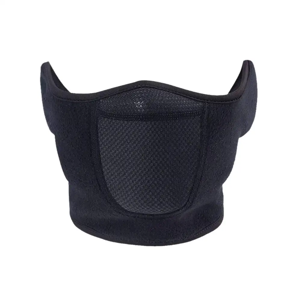 Зимняя велосипедная маска теплый флисовый защитный головной убор для велоспорта