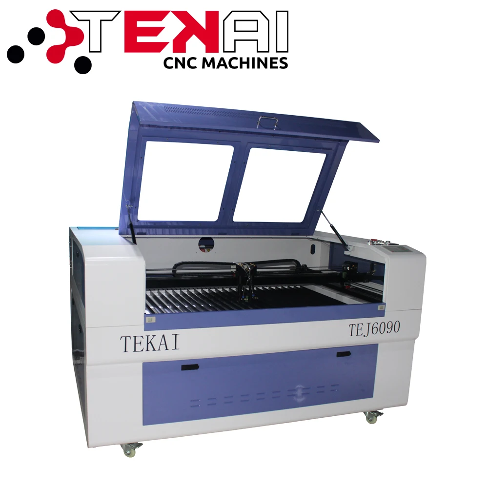 

Tekai 6090 1390 Table Top Jewelry Laser Engraving Machine Price CO2 90W Laser Cutting Machine For Cardboard Paper