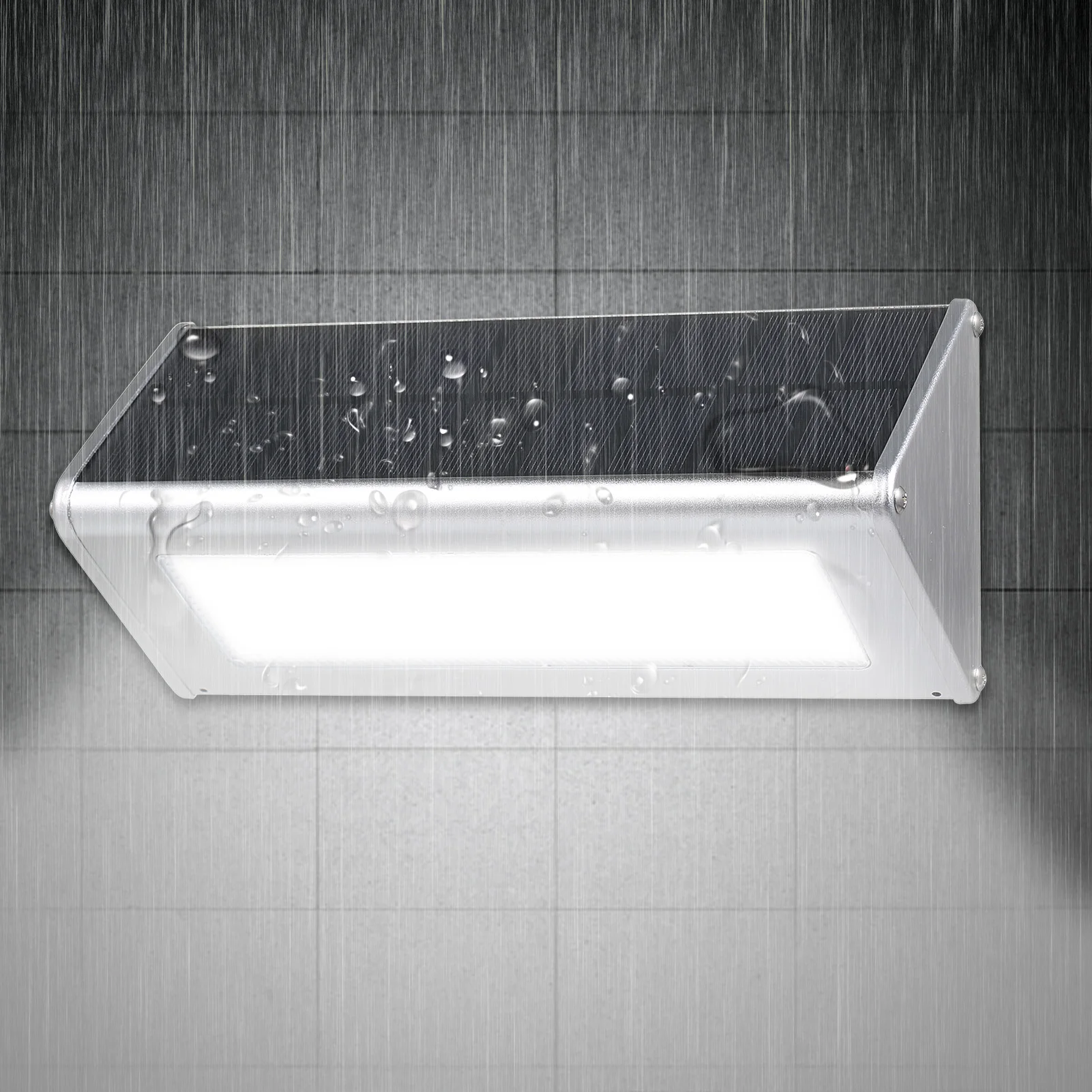 

Солнечная настенная лампа, суперъяркий водонепроницаемый садовый светильник с датчиком движения, 48 светодиодов, для сада, двора, забора, гаража