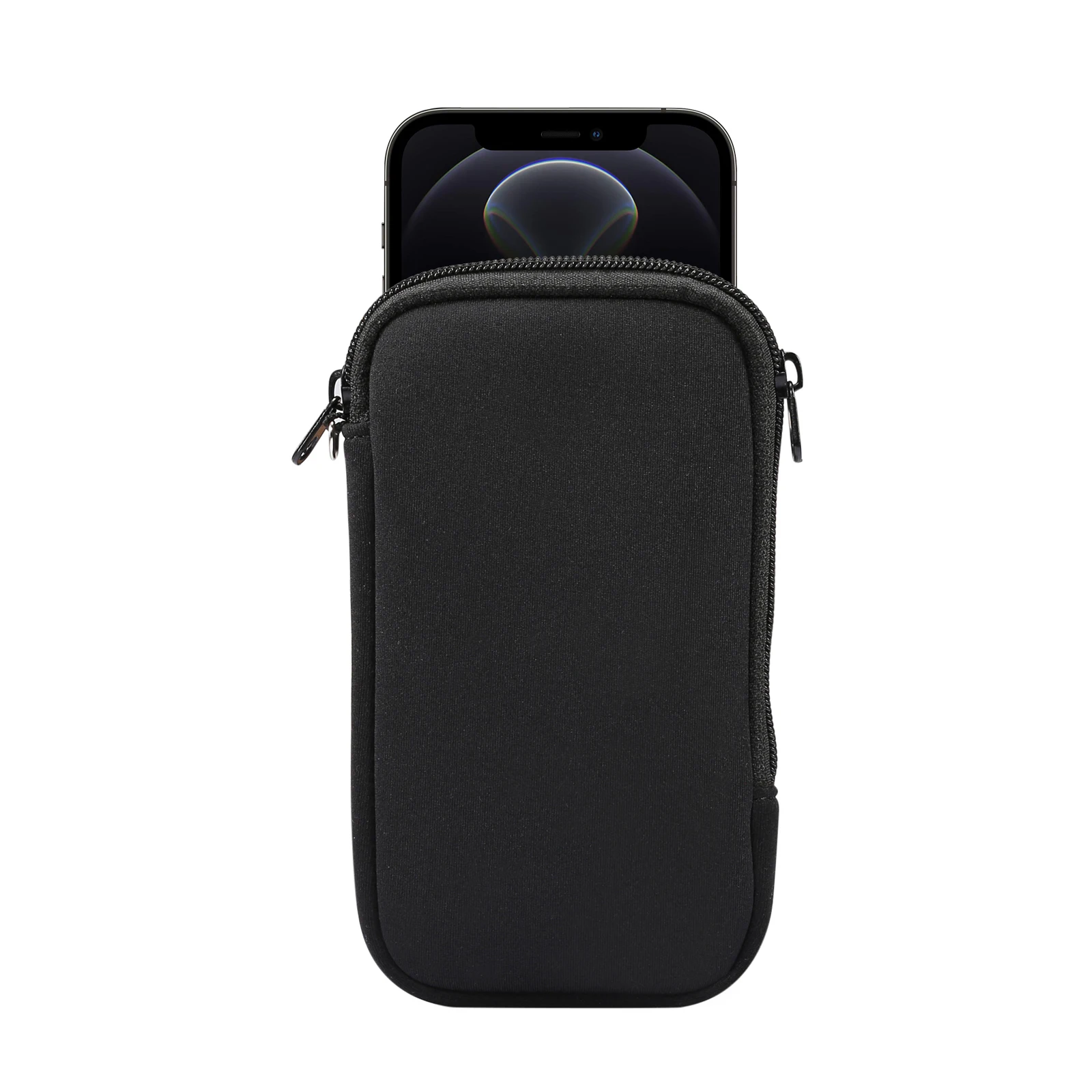 Universal Neoprene Zipper Phone Bag Pouch For iPhone 12 13 14 11 Pro Max 6 7 8 Plus X XR XS Shockproof Cover
