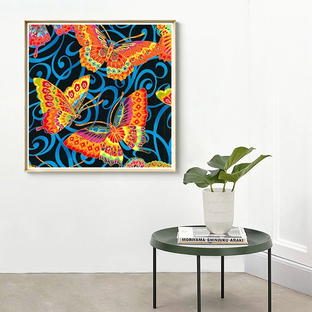 Алмазная живопись 5D Бабочка Набор для вышивки крестиком с изображением собак