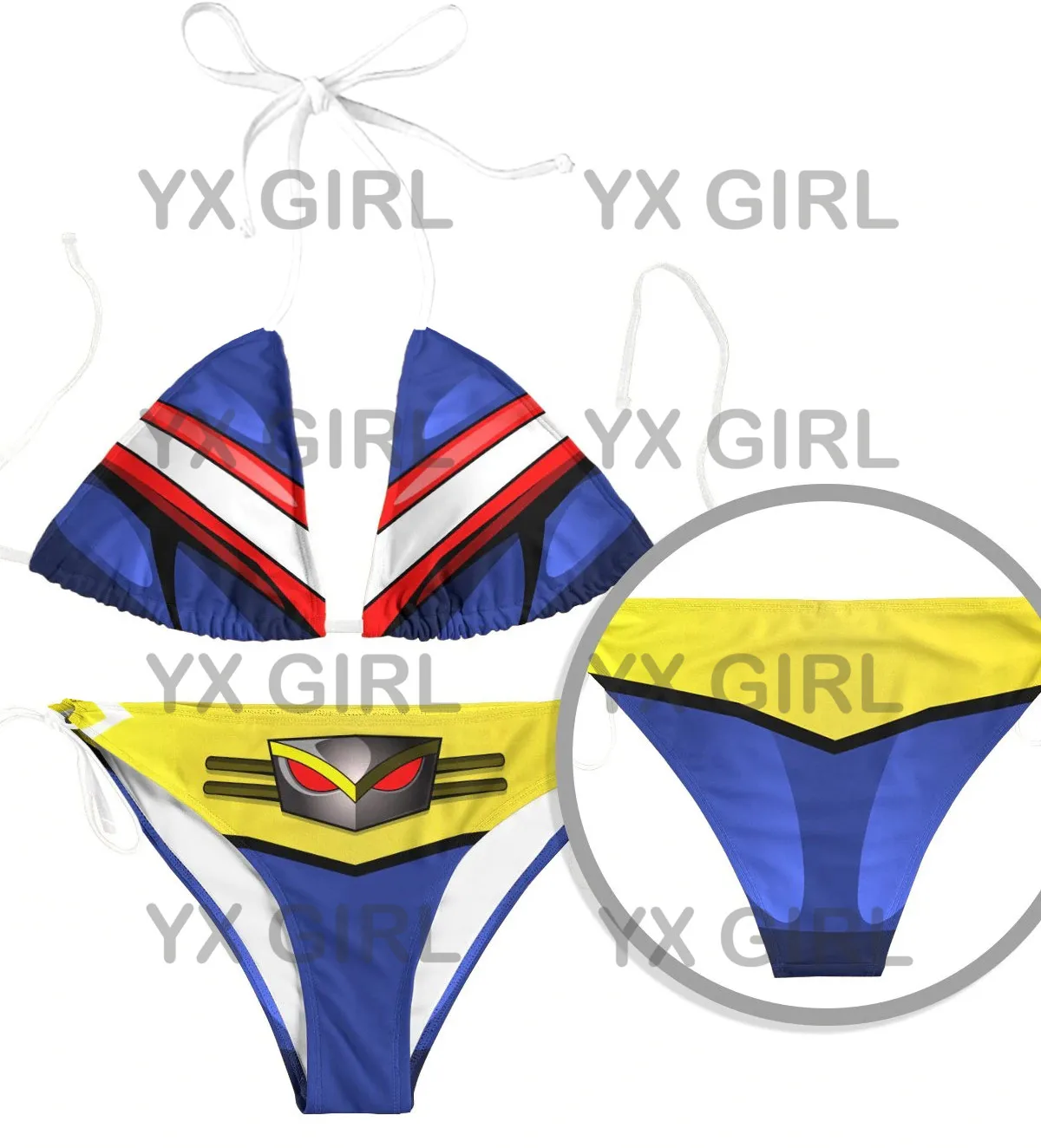 YX GIRL My Hero Academia  3D All Over Printed Sexy Bikini Summer Women For Girl Beach Swimsuit Cosplay Clothes