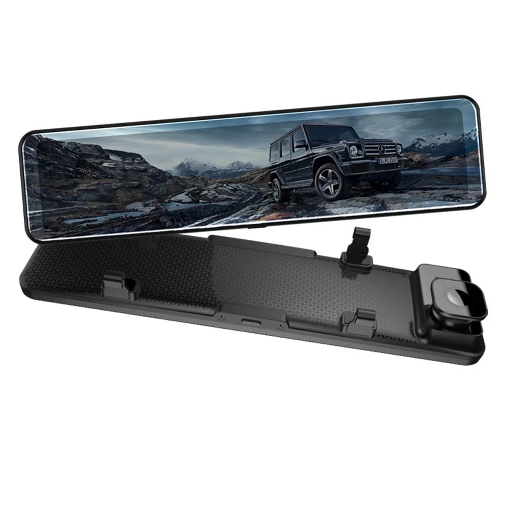 

Blueskysea Car Dash Cam 4K 12 Inch Touchscreen 1080P Rear View Dual Lens Video Recorder App Control With GPS Car Camera