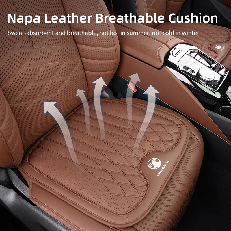 Car Seat Cushion Protector Leather Booster Anti-Slip For Vauxhall VXR Astra GTC Tigra Zafira Vectra Signum Meriva Corsa
