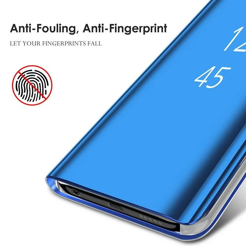Магнитный флип-чехол для телефона Samsung Galaxy Note 8 N950F/DS Note8 умный зеркальный чехол Etui
