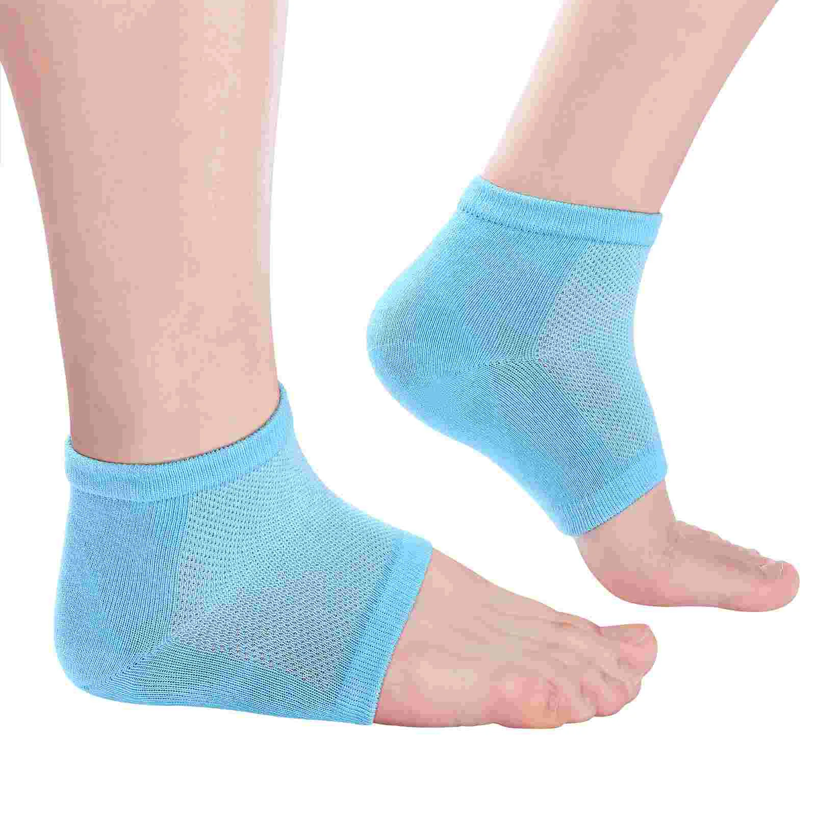 

Heel Sockscrackedtoeless Moisturizing Repair Covers Sleeves Feet Women Spa Protectors Dry Heels