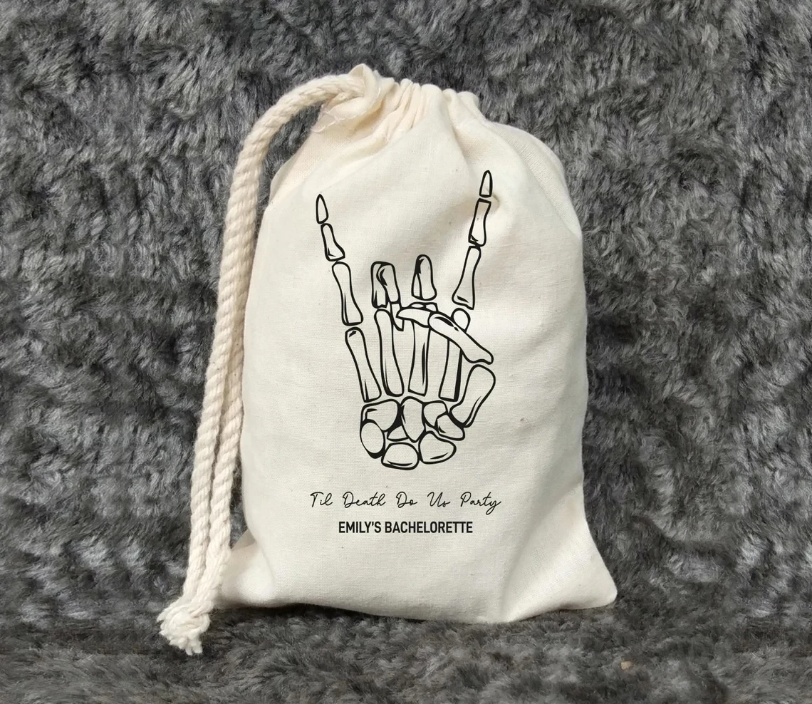 

20 Pcs Til Death Do Us Party Bags Bag - Wedding Welcome Bags - Custom Bags - Bachelorette Party Favor - Hangover Kit - Personali