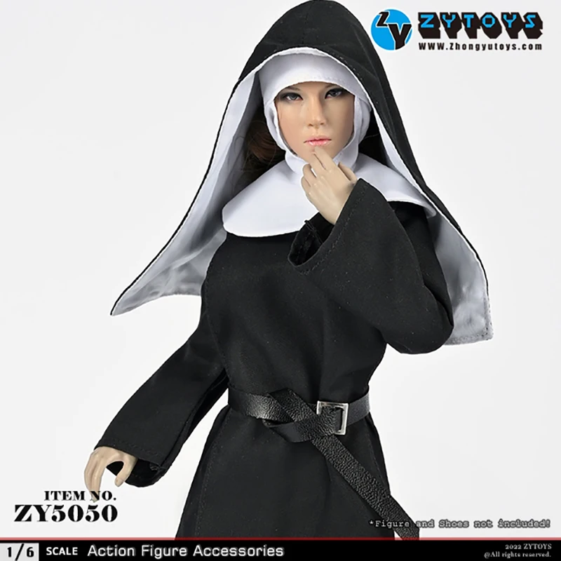 

ZY5050 1/6 костюм монахини, Женский солдат, набор моделей для 12-дюймовой экшн-фигурки, куклы