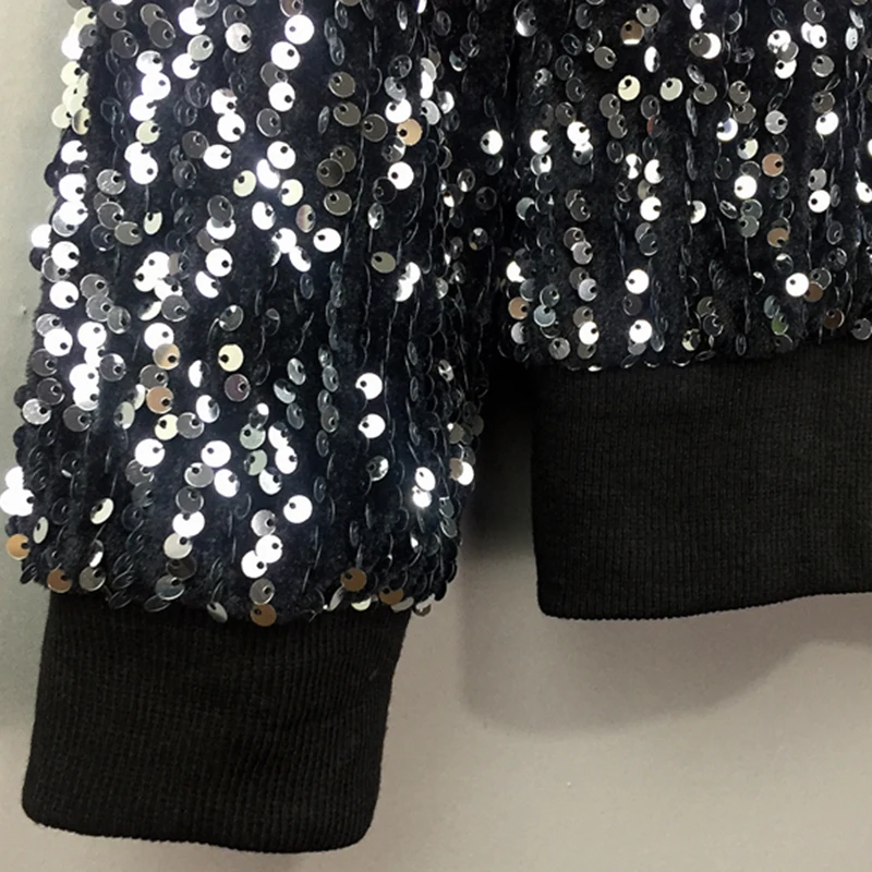 PFHQ Бейсбольные спортивные мужские короткие куртки с блестками легкие роскошные