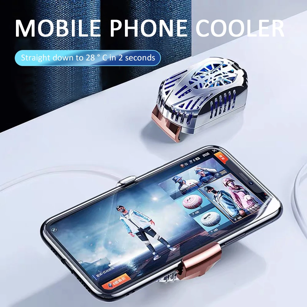 

With Cable Radiator Refrigeration Artifact Durable Cooling Fan Small Retractable Mobile Phone Cooler Usb Cool Heat Sink New Abs