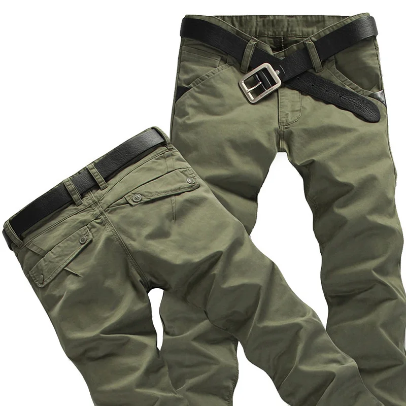 

2023 Summer winter elasticity Mens Rugged Cargo Pants Silm Fit Milltary Army Overalls Pants Tactical Casual Trousers Hot Sale 38