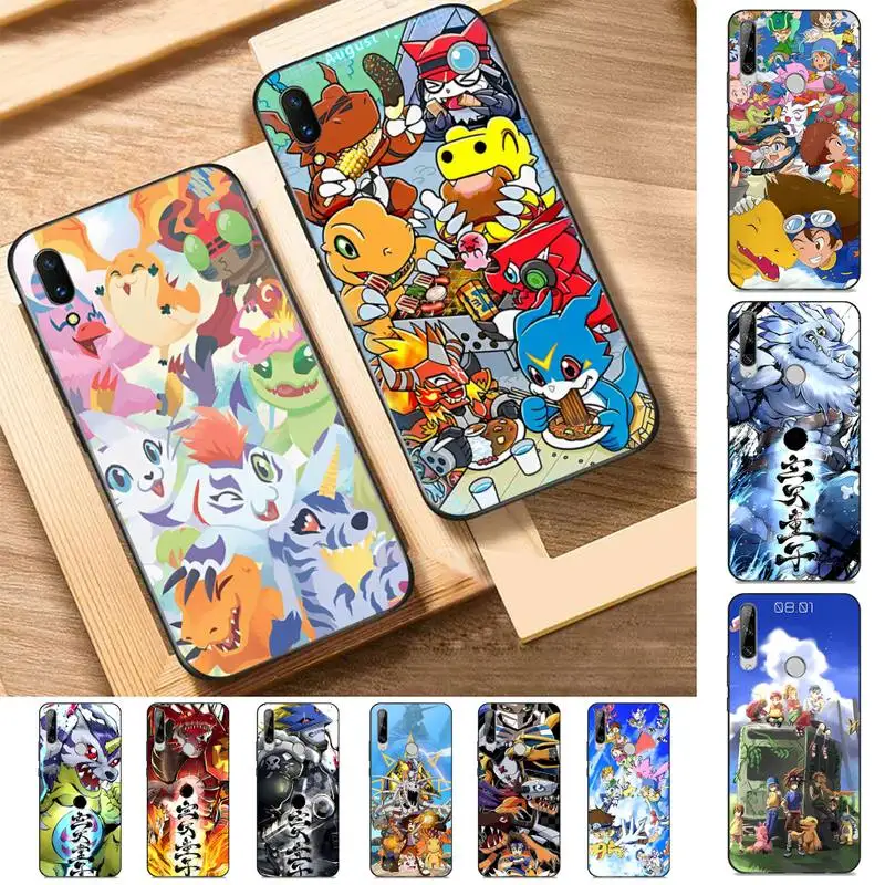 

Digital Monster Digimon Phone Case For Huawei Y9 6 7 5 Prime Enjoy 7s 7 8 plus 7a 9e 9plus 8E Lite Psmart Shell