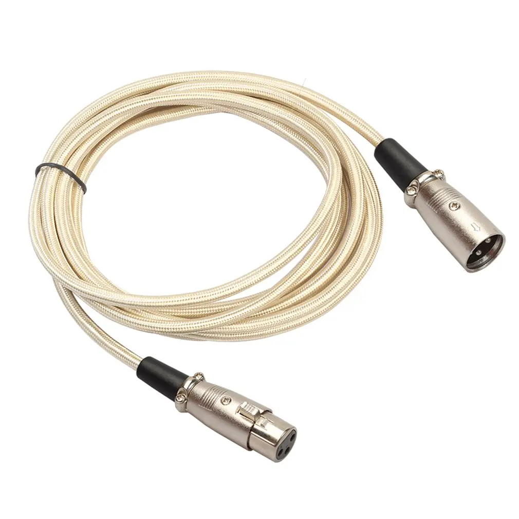 

XLR Cable For Karaoke Microphone Cannon Sound Cable XLR Extension Mikrofon Cable For Audio Mixer Amplifier XLR Cable