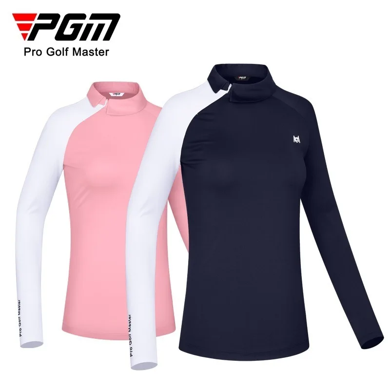 

PGM Golf Women's T-Shirts Sports Leisure Summer Long Sleeve Lady Clothing Quick Dry Breathable YF485 Wholesale