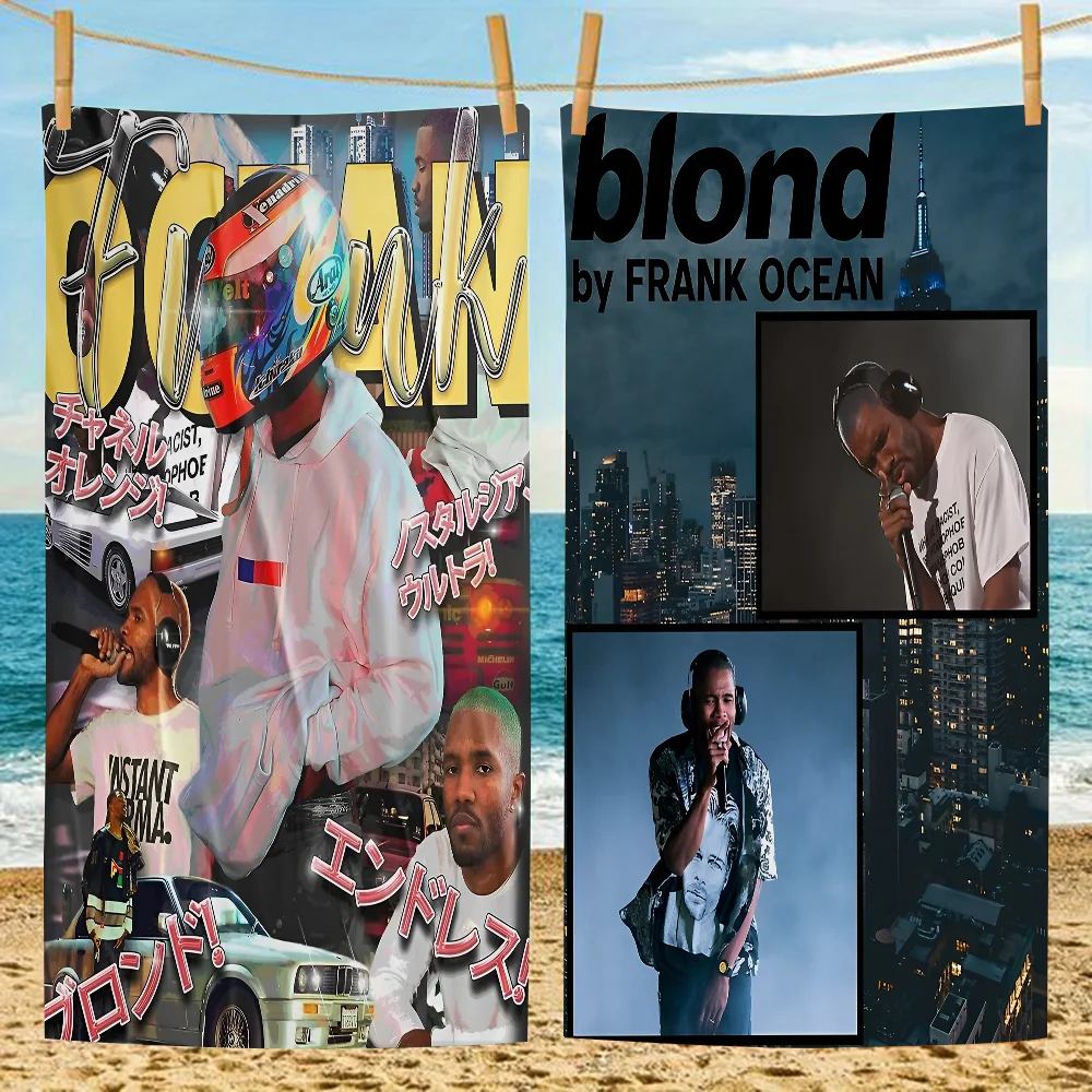 F-Frank блондинка океаны мультфильм пляжное полотенце милый кавайный декор комнаты