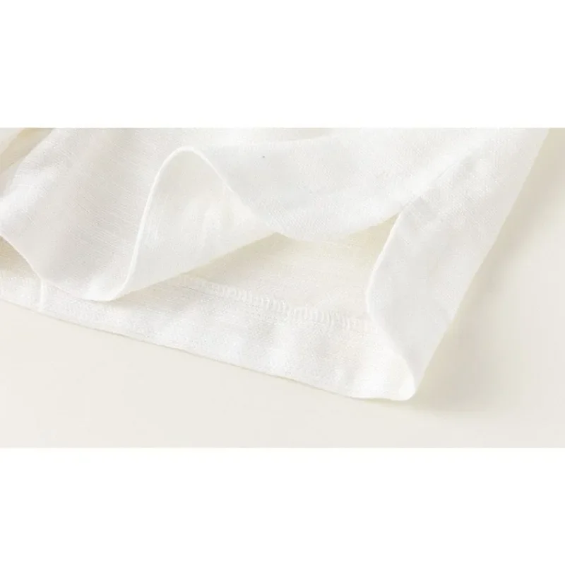 Хлопковый синий костюм Тан в китайском стиле топ с коротким рукавом и шорты