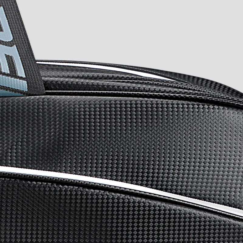 Portable Men Tennis Bag Large Capacity PU Polyester Squash Padel Tennis Racket Bags Black White Outdoor Gym Shoulder Bag Handbag