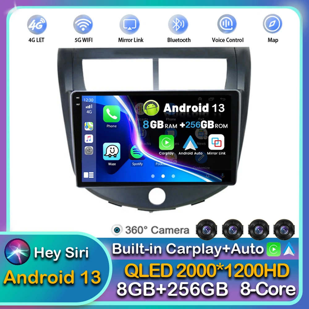 

Android 13 360 Camera For JAC J4 2013 2014 Multimedia Video Player GPS Stereo Support Navigation wireless Carplay Audio WIFI+4G