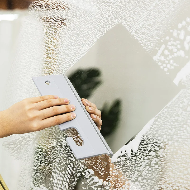 

Soft Window Cleaner Silicone Glass Cleaning Scraper Mirror Window Glass Wiper Cleaning Brush Household Cleaning Supplies