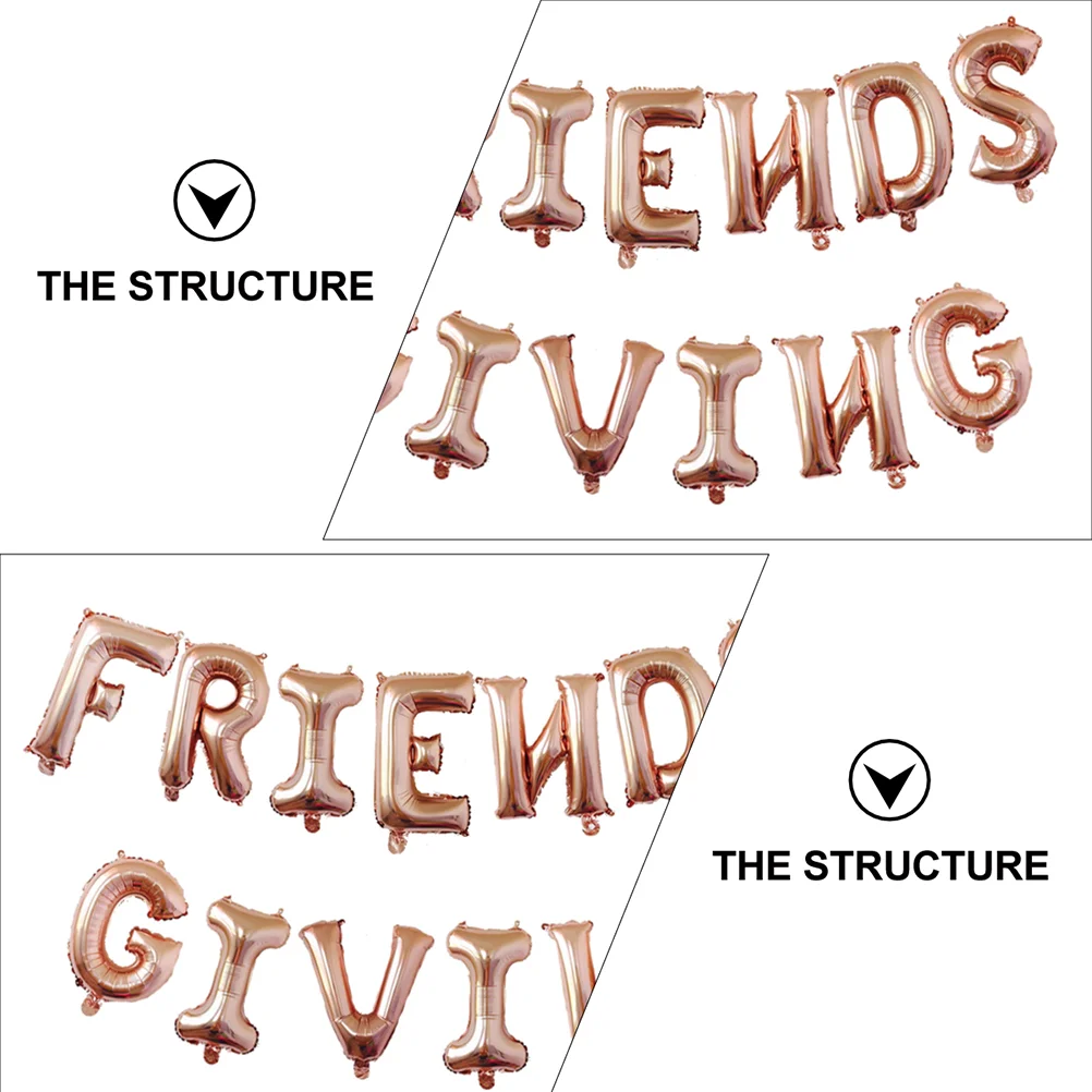 Дружественные декоративные фольгированные воздушные шары День благодарения