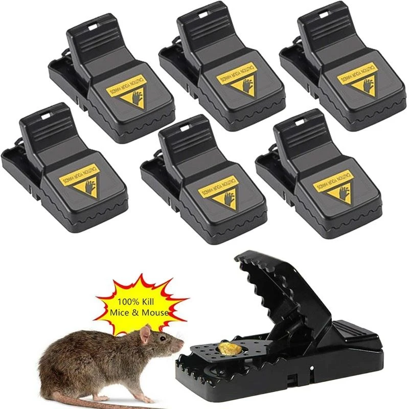 

2/4/8pcs Reusable Plastic Mouse Trap Rat Mice Catching Rat Traps Mouse Pest Killer Mouse Snap Traps Rodent Catcher for Home