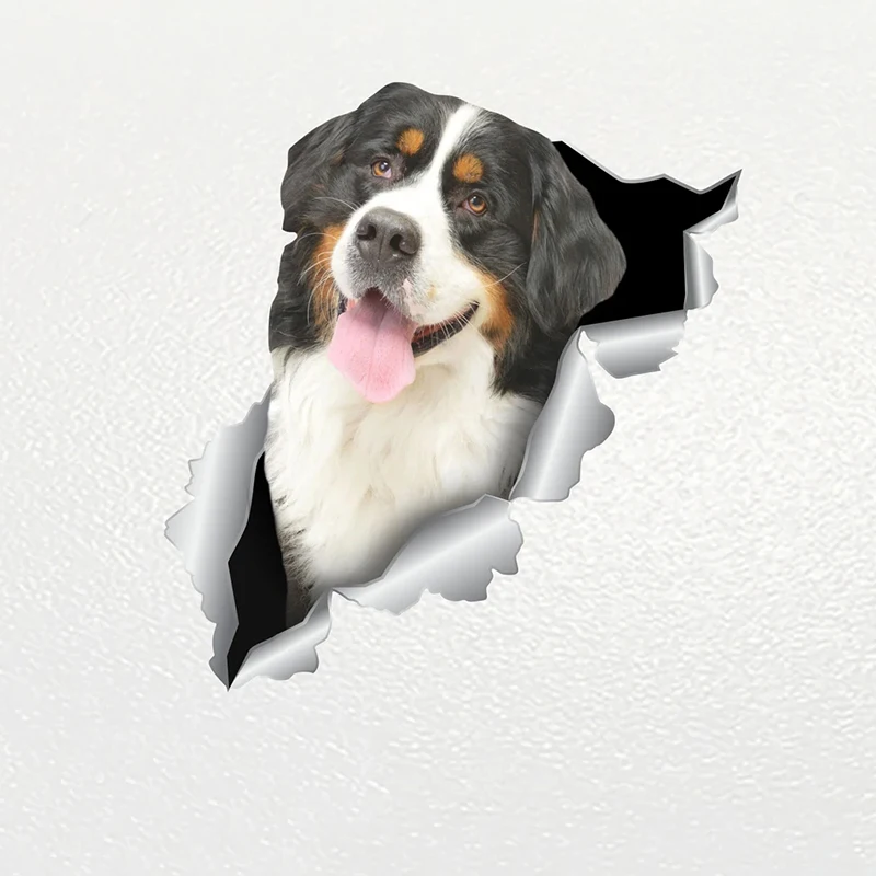 V1014 # Автомобильная наклейка Бернская Гора собака животное водонепроницаемая