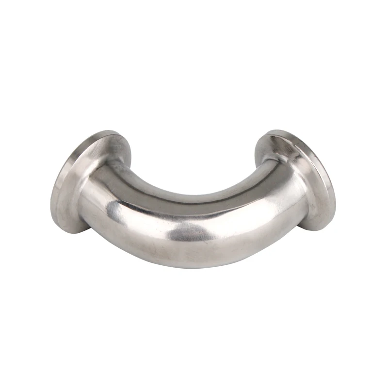 

3/4" 19mm Sanitary Weld Ferrule Elbow 90 Degree Pipe Fittings Tri Clamp Stainless Steel SS304