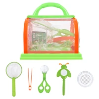 bug catcher for kids including insect cage magnifying glass insect net bug scooper tweezers and bug observation container for