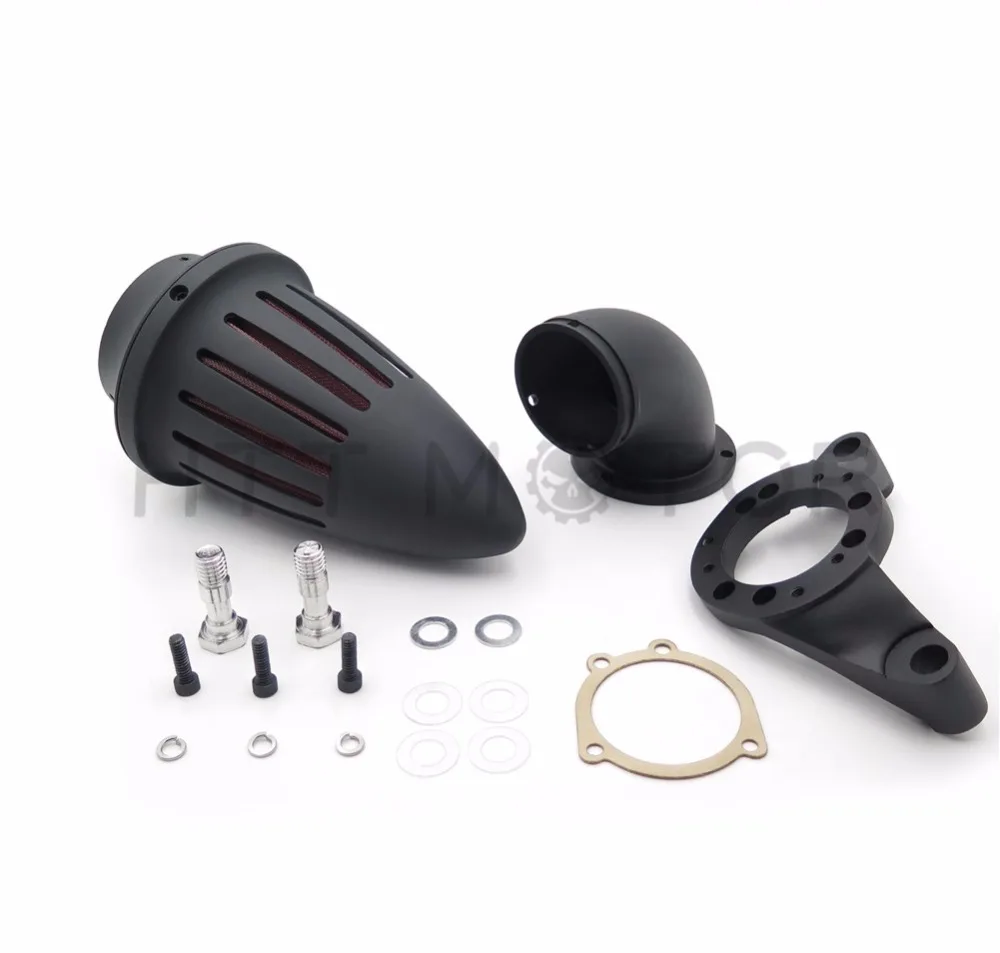 Комплект воздухоочистителей Bullet для карбюратора Harley Davidson Cv Delphi V-Twin Black Aftermarket
