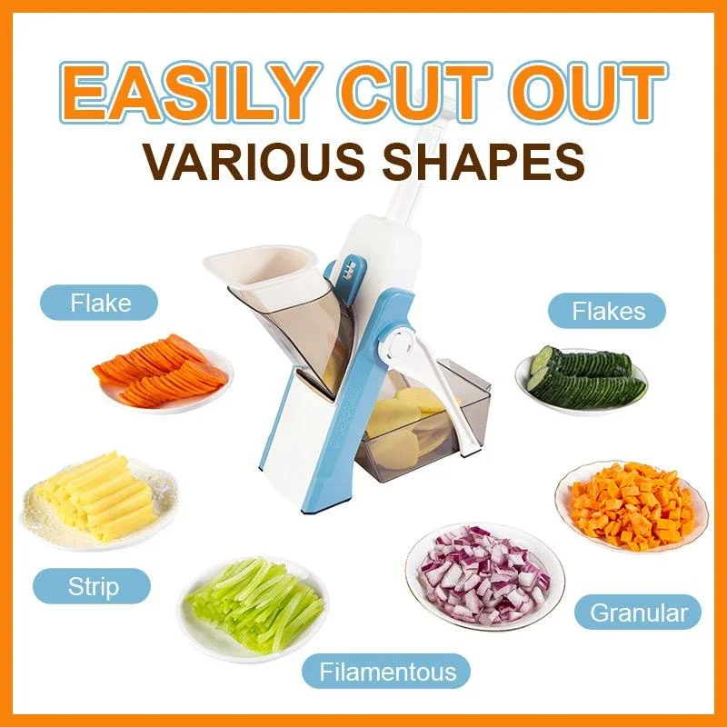 

Multifunctional Vegetable Cutter Paper Shredder Kitchen Tool Meat Cutter Pound Garlic Household Shredder Onion Ginger Artifact