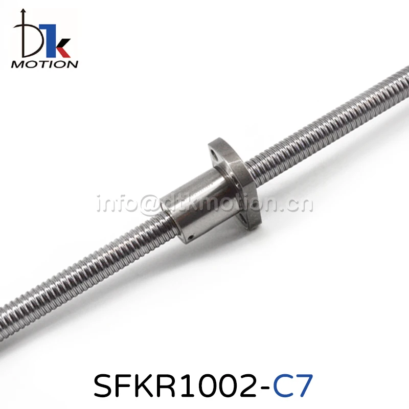 

DTK Motion SFK1002 Rolled C7 R10 Lead 2mm High Precision 150mm Mini Ballnut Miniature Inner Circulation 3D Printer Replace TBI