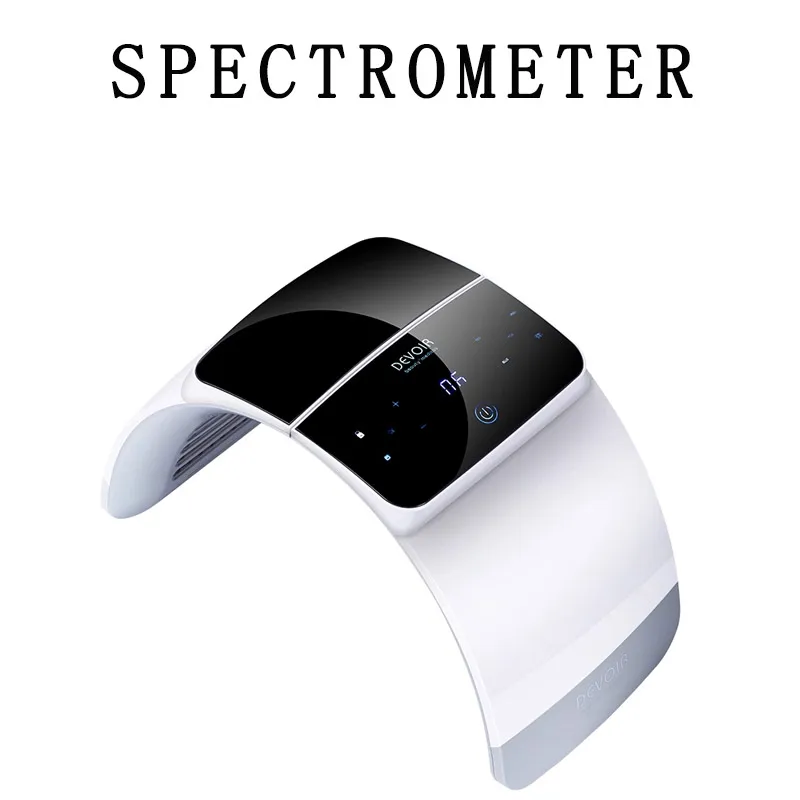 Светодиодный спектрометр имеет семь цветов с разными функциями. Многоцелевое