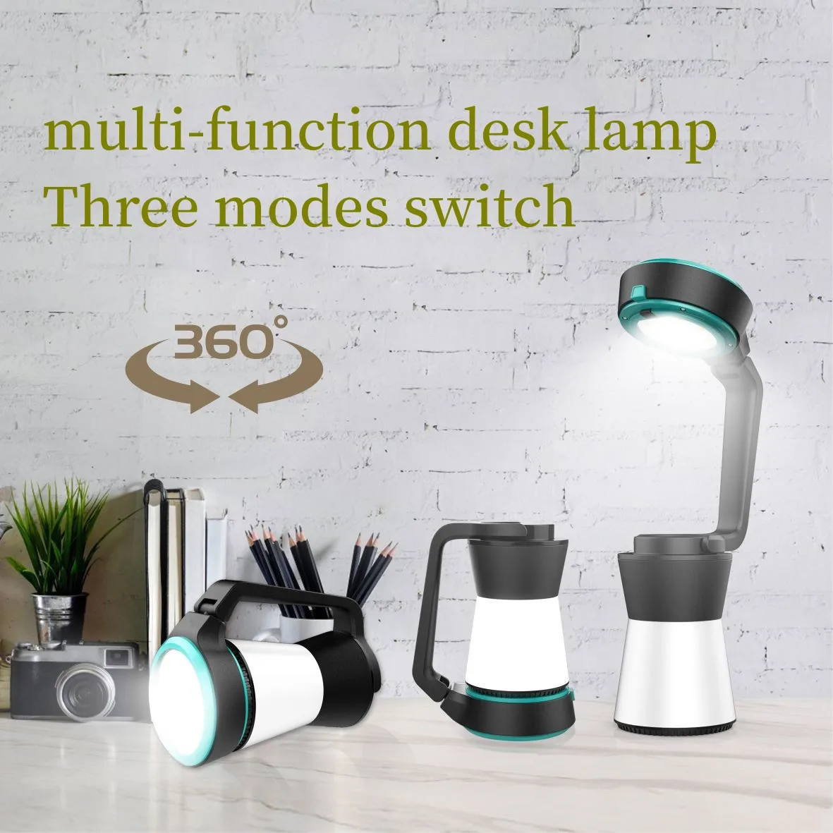 Multi Functional Three In One Atmosphere Night Light Led Rechargeable Bedside Eye Protection Portable Portable Lamp Table Lamp