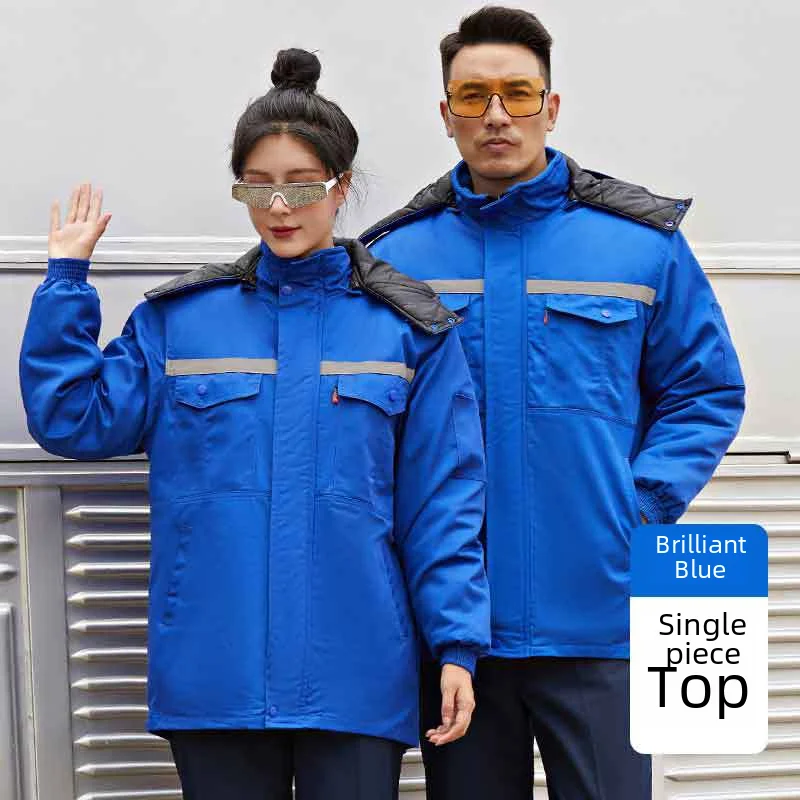 Осенне-зимняя утолщенная одежда для защиты рабочей силы Мужская Уличная