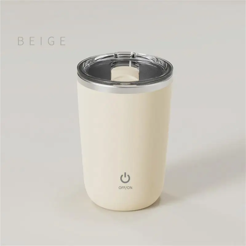

350ml Magnetic Coffee Mugs Large Capacity Thermal Cup Stainless Steel Automatic Self Stirring Simple Water Cups Drinkware