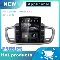 vertical screen tesla style smart car radio for kia sorento 3 prime 2015 2019 gps navigator dvd play car stereo with bluetooth
