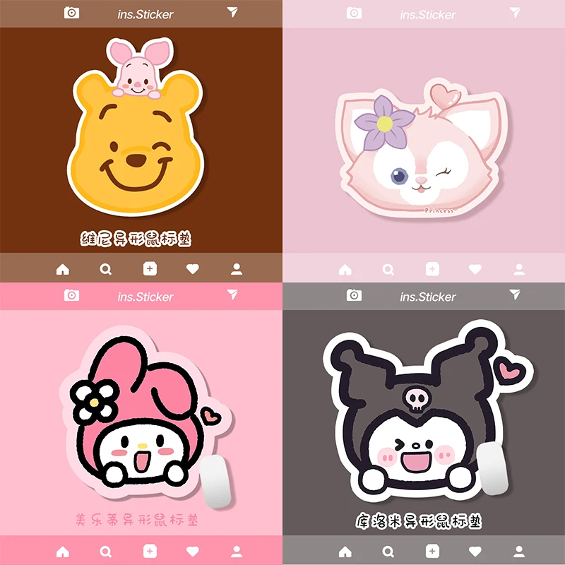 

Kawaii Winnie LinaBell Lotso Anime Cartoon 3D Mouse Pad Anti-slip Waterproof PC Computer Keyboard Mouse Mat Rubber Desk Mat Gift