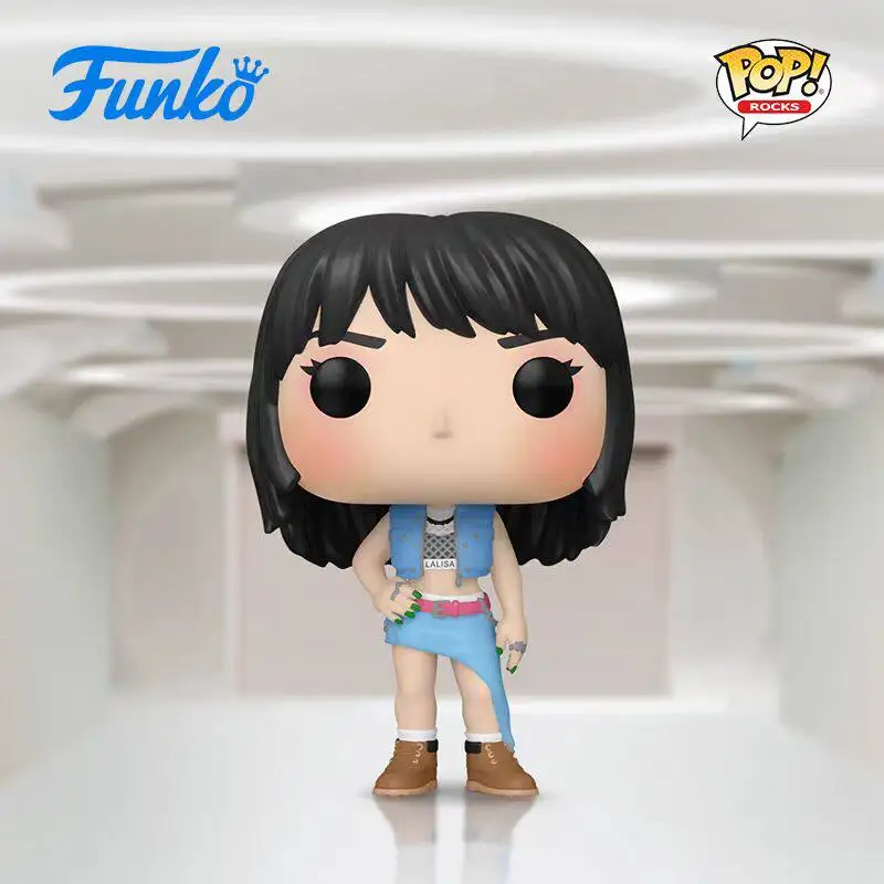 Фото Оригинальная фигурка Funko POP Blackpink: Лиза, Ким Джи Су, Ким Дженни, Пак Чхэ Ён. Периферийная модель-кукла. Подарок на день рождения для девочек. №2
