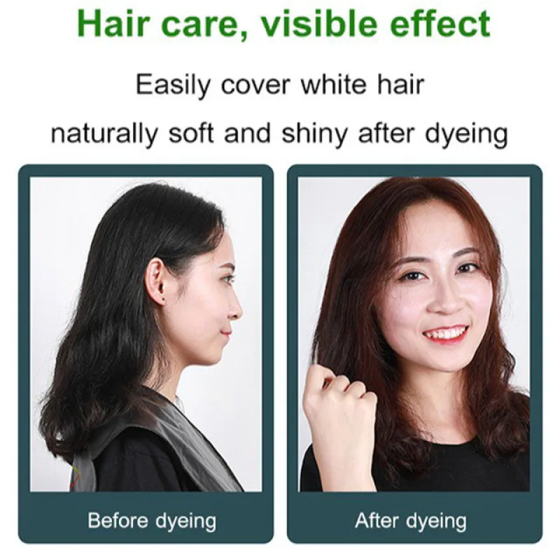 Натуральная растительная пузырьковая краска для волос женщин