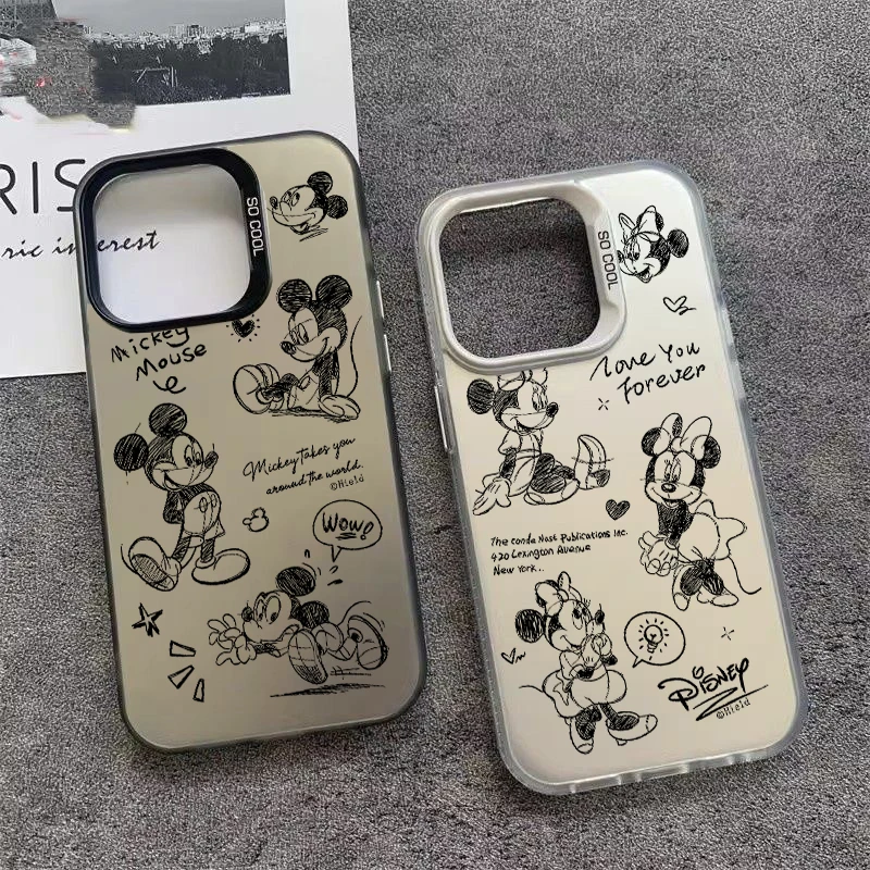 Чехол для телефона Funny Cute Mickeys Minnies Mouse vivo Y04 Y03 Y78 Y36 Y100 Y27 Y17s Y16 Y02 Y22s V30e V40 V27e V29 V29e S15 V25