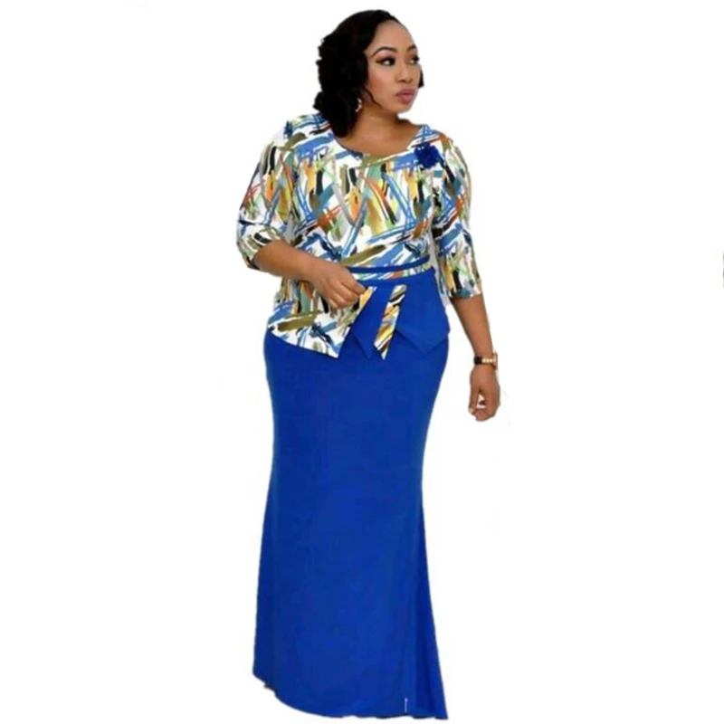 Платье-Макси женское в африканском стиле