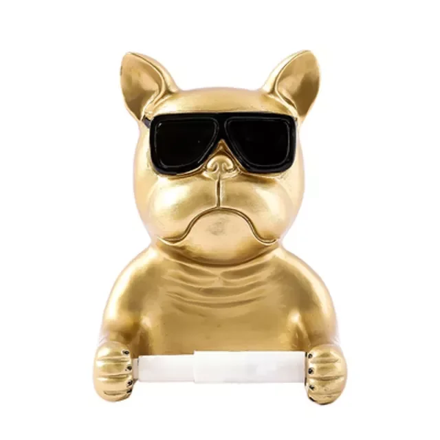 

Creative law dog dog Toilet Paper Towel holder Bathroom shelf bathroom wall hanging tissue box roll paper holder free punch