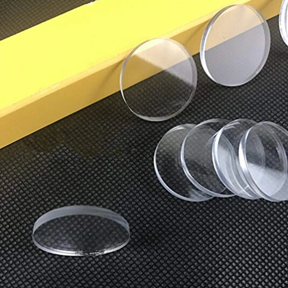 

10 Pcs Round Clear Adhesive Bumpers Combo Suction Cup Gasket Picture Frame Desk Ceramic Tile Adhesive Rubber Mat
