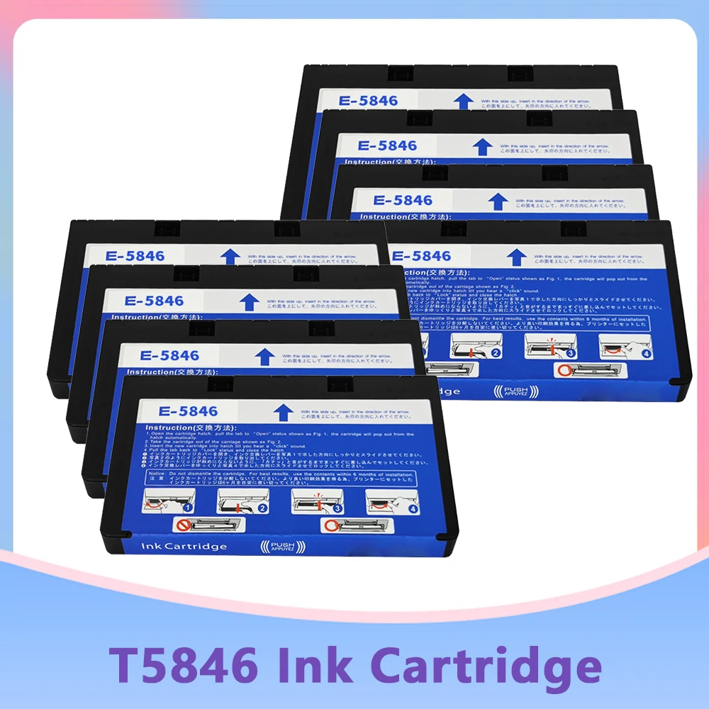 Совместимый чернильный картридж T5846 для струйного принтера EPSON Image Mate PM200 PM240 PM260