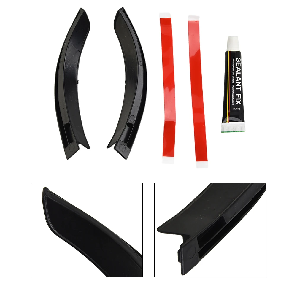 

2 Pcs Car Rain Gutter Extensions Roof Water Guard Diversion Channel Slot For Jeep-Wrangler JL 2018+ External Accessory