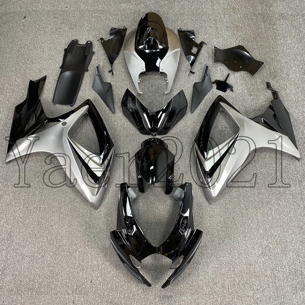 

Motorcycle Fairing Kit ABS Plastic Injection Bodykits Full Bodywork Black Cowl For GSX-R 600 750 GSXR600 GSXR750 2006 2007 K6 K7