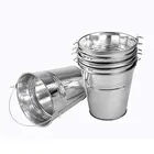 Металлическая мини-Ведерко для свадьбы, дня рождения, девичника, девичника, цветочный горшок, центральный стол, украшение