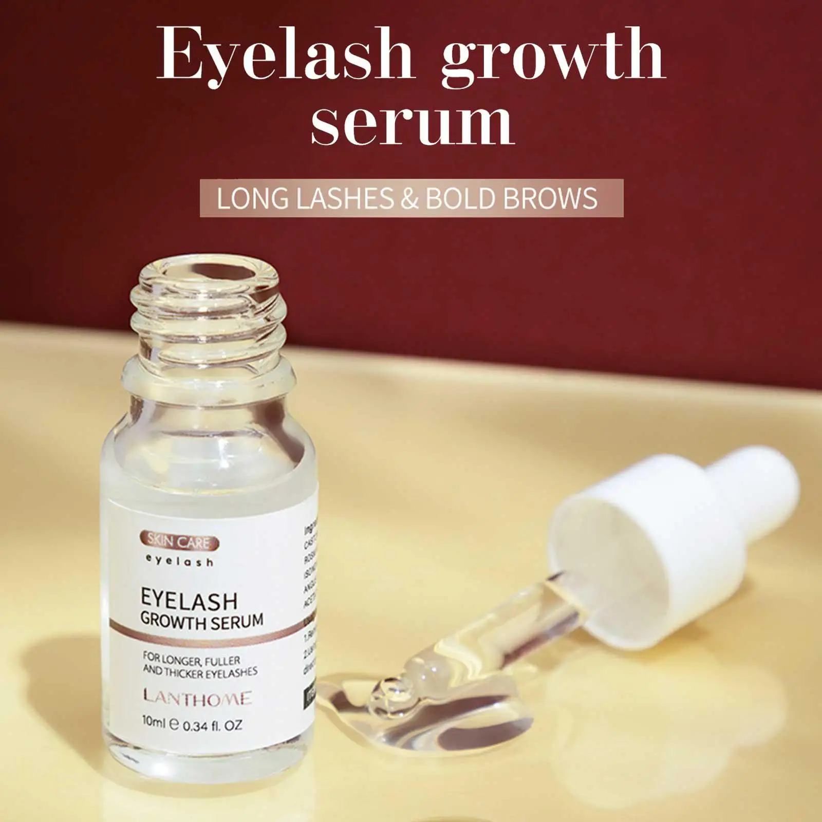 Питательная Жидкая Сыворотка для роста ресниц 10 мл |