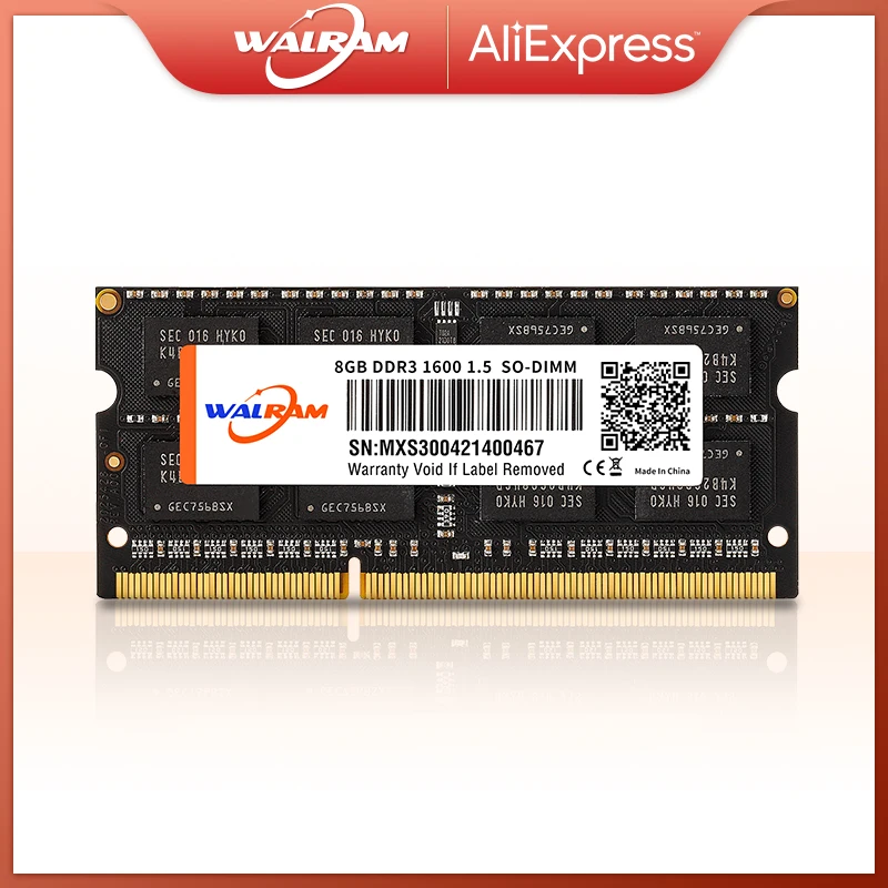 WAL ОЗУ DDR3L 4 ГБ 8 1333 МГц 1600 1866 Память DDR3 204Pin Sodimm память для ноутбука Intel и AMD |